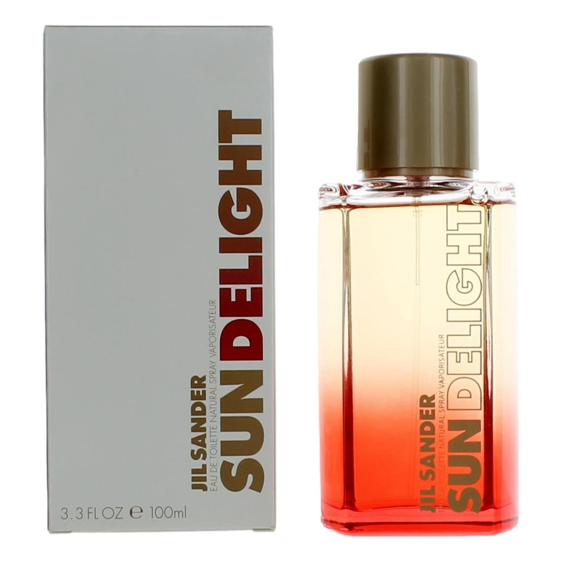 Bottle of Sun Delight by Jil Sander, 3.3 oz Eau de Toilette spray for Women.